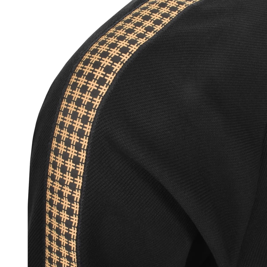 Fred Perry Cross Tape Track Jacket Black | Mainline Menswear us
